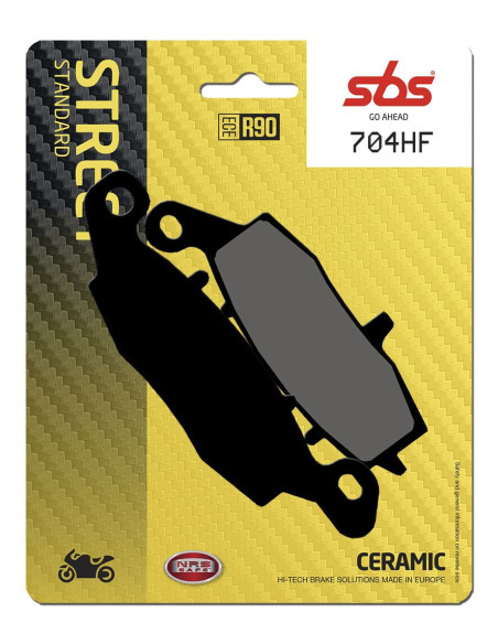Plaquettes de frein SBS 704 HF Céramique