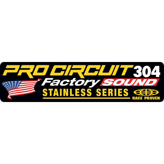 Stickers silencieux Pro Circuit 304-R Factory