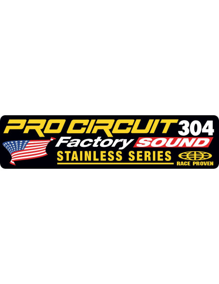 Stickers silencieux Pro Circuit 304-R Factory