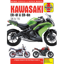 Manuel entretien et réparation HAYNES Kawasaki ER-6F ER-6N 2006-2016 en Anglais