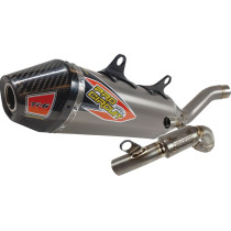 Ligne d'échappement Pro circuit TI-6 Titane Carbone Ktm 250 SXF Husqvarna 250 FC 2023-2024
