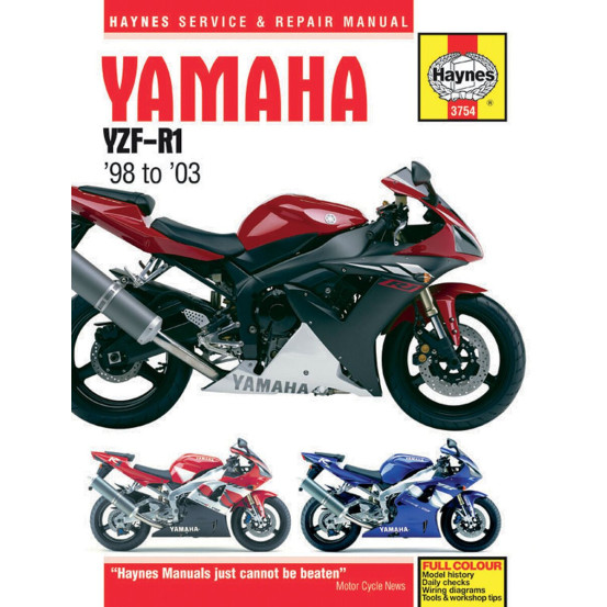 Manuel entretien et réparation HAYNES Yamaha YZF-R1 1998-2003 en Anglais