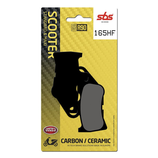 Plaquettes de frein SBS 165 HF Céramique