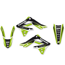 Kit déco + housse de selle BLACKBIRD Dream Graphic 4 Kawasaki 450 KXF 2012-2015