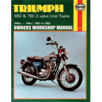 Manuel entretien et réparation HAYNES Triumph 650/750 1963-1983 en Anglais