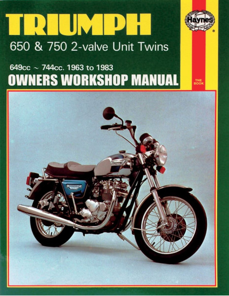 Manuel entretien et réparation HAYNES Triumph 650/750 1963-1983 en Anglais