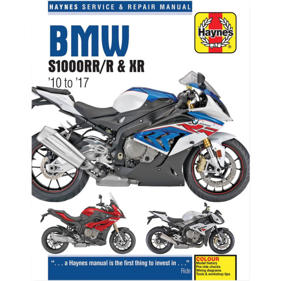 Manuel entretien et réparation HAYNES BMW S1000RR XR 2010-2017 en Anglais