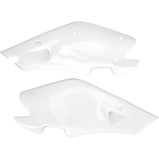 Plaques latérales - Blanc - UFO HUSQVARNA 125 250 360 CR/WR 2000-2004