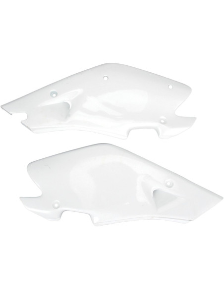 Plaques latérales - Blanc - UFO HUSQVARNA 125 250 360 CR/WR 2000-2004