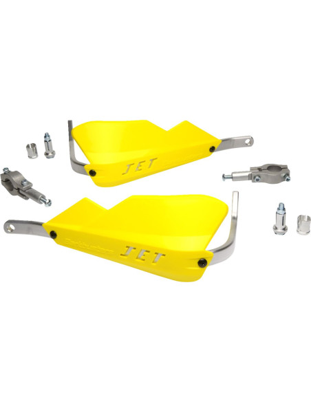 Protège-mains BARKBUSTERS Jet montage 2 points droit Ø22mm - Jaune