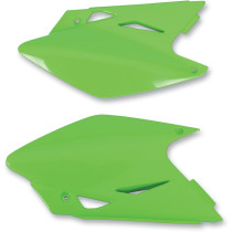 Plaques latérales - Vert - UFO Kawasaki 450 KXF 2006-2008