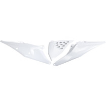 Plaques latérales ventilées - Blanc - UFO KTM SX SX-F 2019-2021