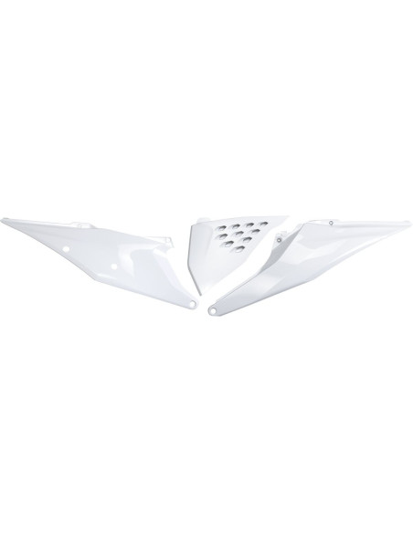 Plaques latérales ventilées - Blanc - UFO KTM SX SX-F 2019-2021