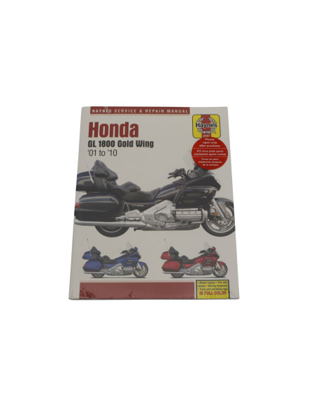 Manuel entretien et réparation HAYNES Honda 1800 GL Gold Wing 2001-2010 en Anglais