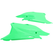 Plaques latérales - Vert Fluo - UFO Kawasaki 85 KX 2014-2018 - Vert - Fluo