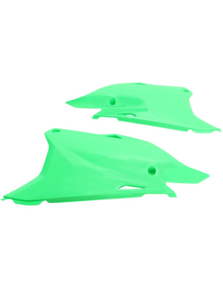 Plaques latérales - Vert Fluo - UFO Kawasaki 85 KX 2014-2018 - Vert - Fluo