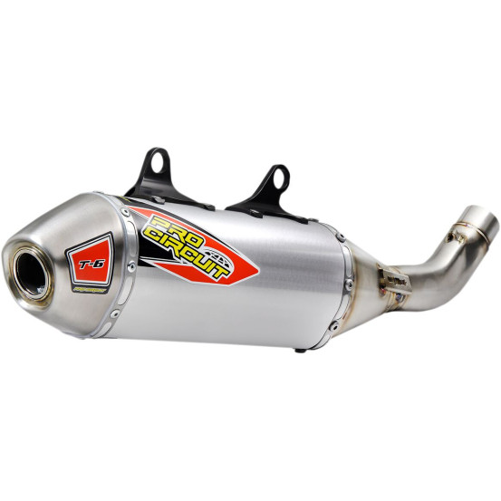 Silencieux d'échappement PRO CIRCUIT T-6 acier Husqvarna 450 FC 2018-2019 KTM 450 SXF 2018-2019