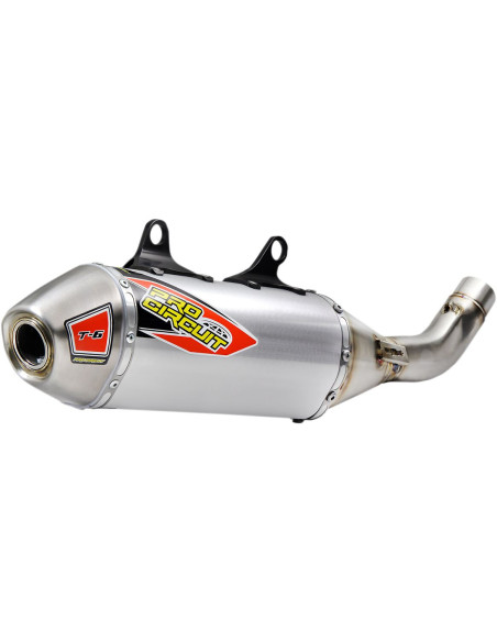 Silencieux d'échappement PRO CIRCUIT T-6 acier Husqvarna 450 FC 2018-2019 KTM 450 SXF 2018-2019