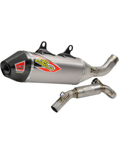 Ligne complète titane embout carbone Pro Circuit Ti6 PRO Husqvarna 450 FC KTM 450 SXF