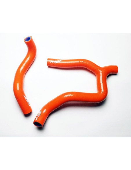 Durites radiateurs KSX renforcées KTM 350 SXF 2019-2020 Husqvarna 350 FC 2019-2020 Orange