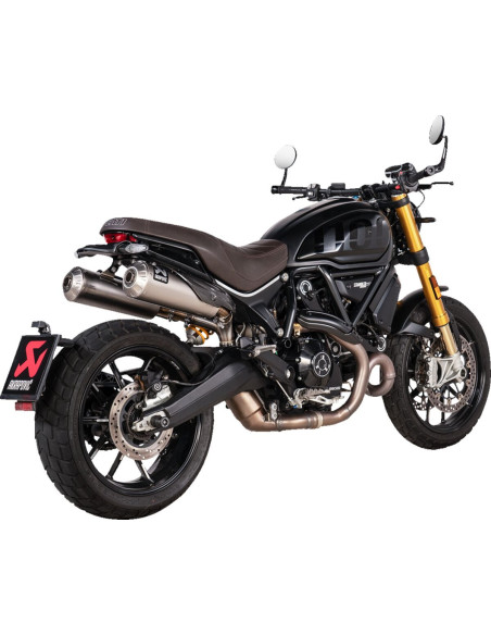 Silencieux AKRAPOVIC Titane DUCATI 1100 Scrambler 2021-2022