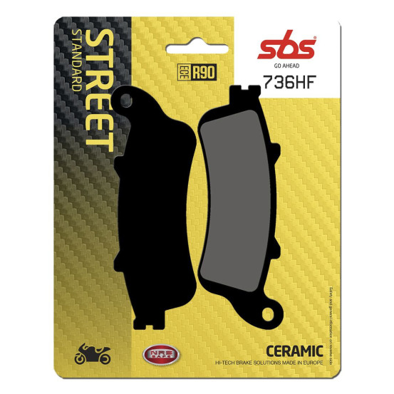 Plaquettes de frein SBS 736 HF Céramique