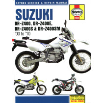 Manuel entretien et réparation HAYNES Suzuki 400 DRZ 2000-2010 en Anglais