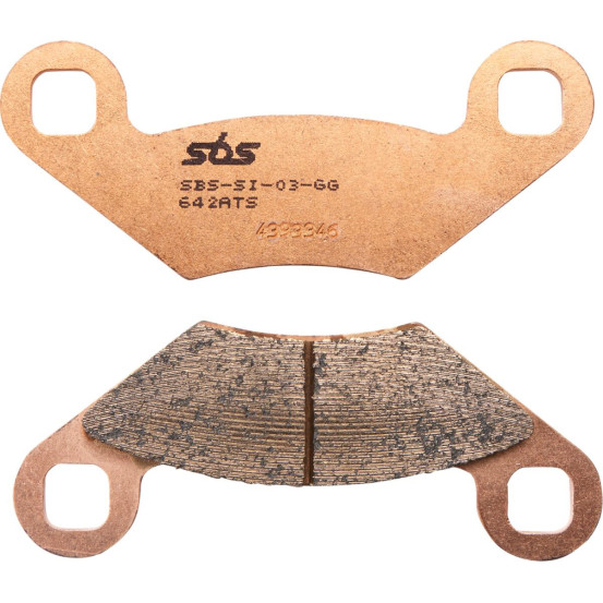 Plaquettes de frein SBS 642 ATS Sinter Carbone