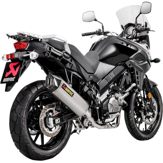 Ligne Complète AKRAPOVIC Racing Line Inox Titane Suzuki 650 V-Strom 2017-2019
