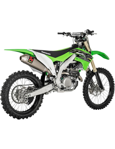 Ligne Complète AKRAPOVIC Evolution Line Titane Kawasaki 450 KXF 2019-2020