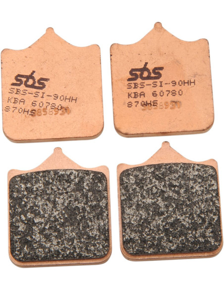 Plaquettes de frein SBS 870 HS Evo Sinter