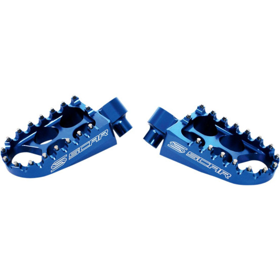 Repose pieds SCAR Standard Yamaha YZ/YZF GAS GAS 250/300 EC Bleu