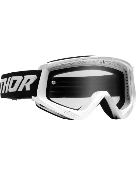 Masque cross Thor Combat - Blanc Noir