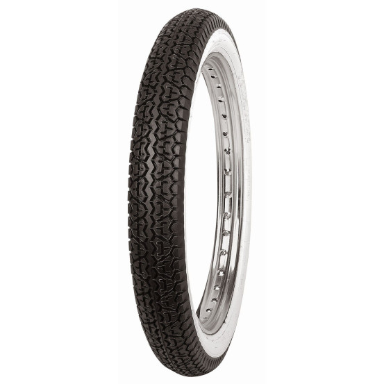 Pneu Avant/Arrière Touring MITAS B8 2.25-16 38J TT Blanc