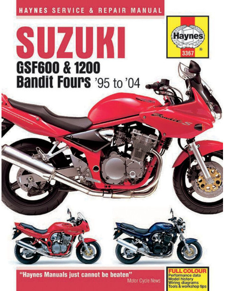 Manuel entretien et réparation HAYNES Suzuki 300/1200 GSF Bandit en Anglais