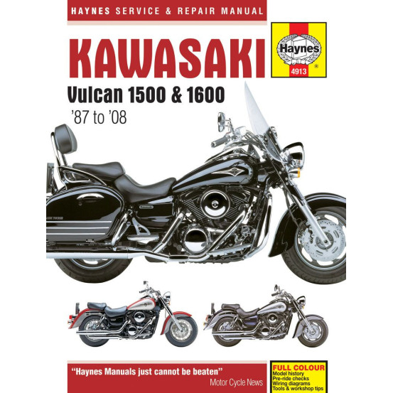 Manuel entretien et réparation HAYNES Kawasaki 1500/1600 Vulcan 1987-2008 en Anglais