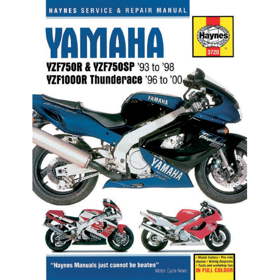 Manuel entretien et réparation HAYNES Yamaha 750 YFZR 1993-1998 1000 YZF 1996-2000 en Anglais