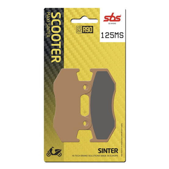 Plaquettes de frein SBS 125 MS Evo Sinter
