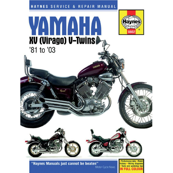 Manuel entretien et réparation HAYNES Yamaha XV Virago V-TWIN 1981-2003 en Anglais