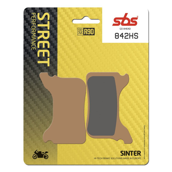Plaquettes de frein SBS 842 HS Evo Sinter