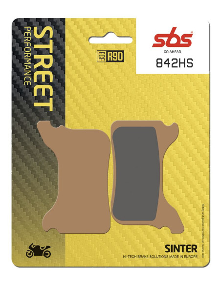 Plaquettes de frein SBS 842 HS Evo Sinter