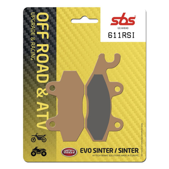 Plaquettes de frein SBS 611 RSI Sinter - Evo Sinter