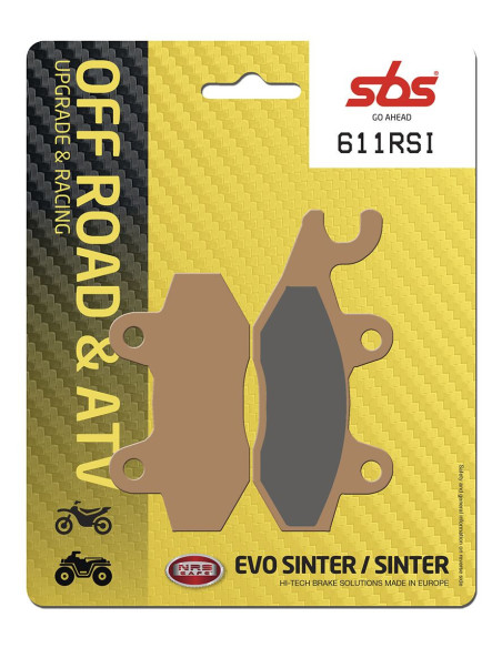 Plaquettes de frein SBS 611 RSI Sinter - Evo Sinter