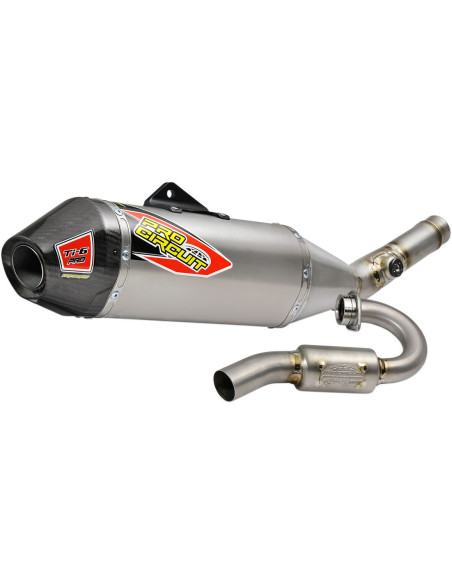 Ligne complète titane embout carbone Pro Circuit Ti6 PRO Kawasaki 250 KXF 2020
