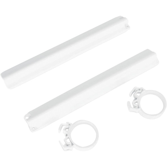 Protections fourche - Blanc - UFO Suzuki 125 250 RM 1991