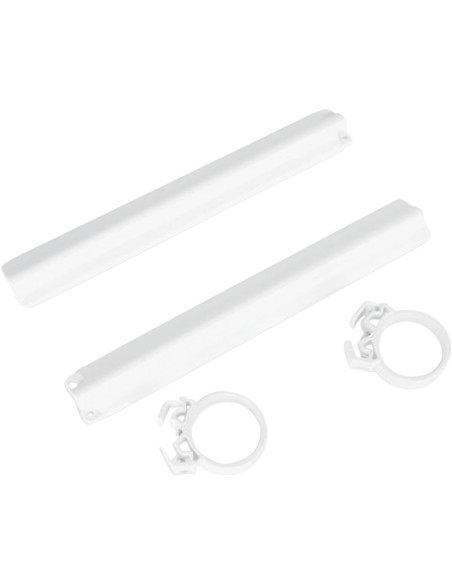 Protections fourche - Blanc - UFO Suzuki 125 250 RM 1991