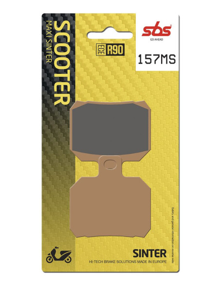 Plaquettes de frein SBS 157 MS Evo Sinter