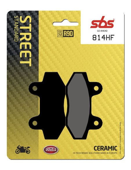 Plaquettes de frein SBS 814 HF Céramique
