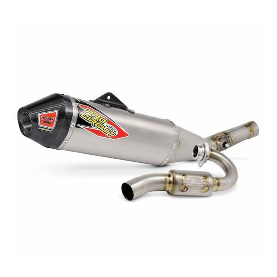 Ligne complète inox carbone Pro Circuit T-6 Yamaha 250 YZ-F 2017