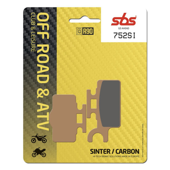 Plaquettes de frein SBS 752 SI Sinter